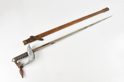 Lot 1321 - A British 1897 pattern infantry sword, with...
