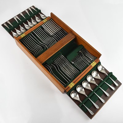Lot 128 - ROBERT WELCH OLD HALL; a brushed stainless...