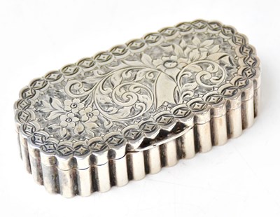 Lot 970 - MINSHULL & LATIMER; a Victorian hallmarked...