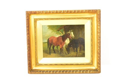 Lot 804 - HENRY CHARLES WOOLLETT (active 1851-1898); oil...