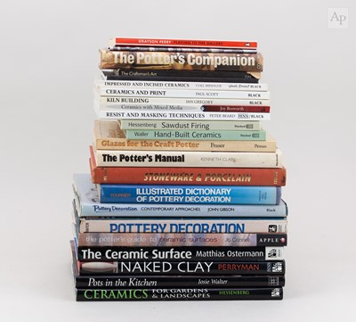 Lot 144 - A collection of books on studio ceramics (23).