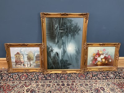 Lot 1582 - GANNY; a contemporary oil on canvas 'MOUNT...