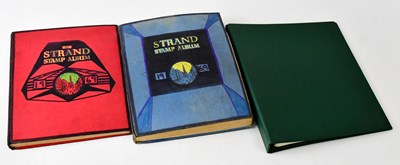 Lot 282 - WORLD; in two Strand albums and a further binder.