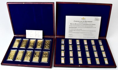 Lot 992 - WINDSOR MINT; two limited edition ingot sets, '...