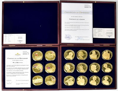 Lot 989 - WINDSOR MINT; two limited edition proof coin...