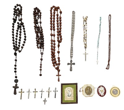 Lot 228 - A quantity of religious items and religious...