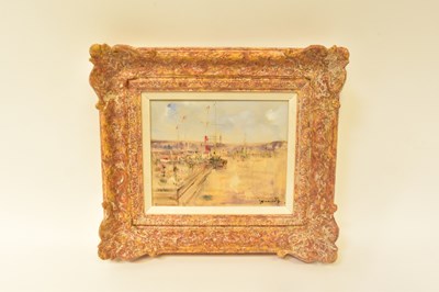 Lot 806 - WALTER JOHN BEAUVAIS (British, 1942-1998); oil...
