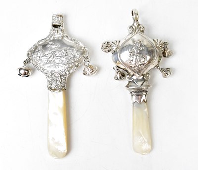 Lot 921 - Two early 20th century hallmarked silver and...