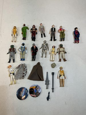 Lot 110 - A group of original plastic Star Wars figures...