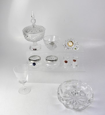 Lot 472 - STUART CRYSTAL; two boxed potpourri bowls, a...