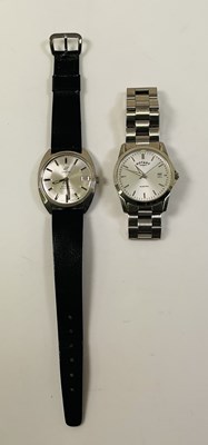 Lot 1115 - ENICAR; a gentleman's vintage stainless steel...
