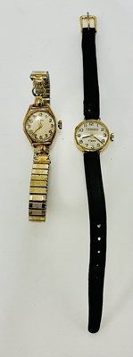 Lot 1117 - SMITHS ASTRAL & TICHNIQUE; two lady's 9ct gold...