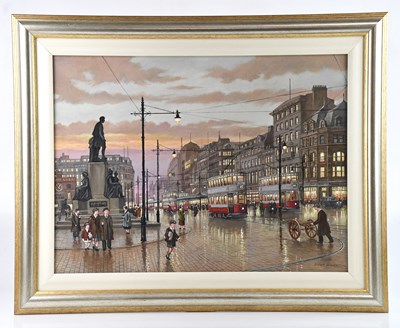 Lot 203 - STEVEN SCHOLES (born 1952); oil on canvas,...
