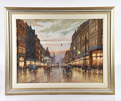 Lot 204 - STEVEN SCHOLES (born 1952); oil on canvas,...