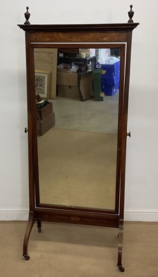 Lot 2784 - An Edwardian mahogany and satinwood inlaid...