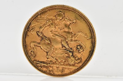 Lot 1057 - An Edward VII full sovereign, 1908.
