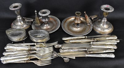 Lot 833 - A pair of 19th century hallmarked silver salts...