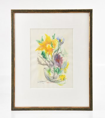 Lot 1168 - HARRY OUSEY; watercolour, still life study of...