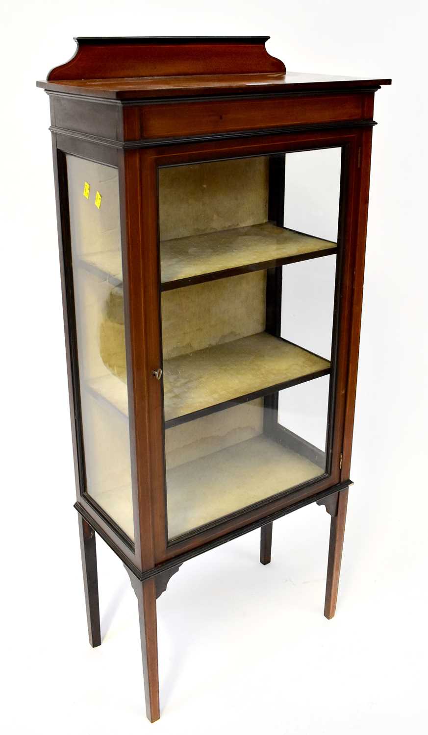 Lot 12 - A small Regency-style mahogany display cabinet,...