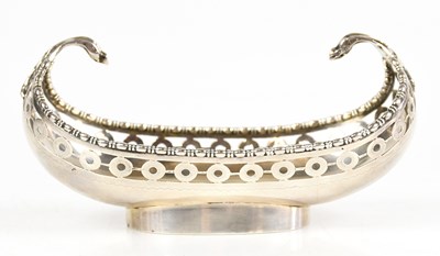Lot 2240 - NATHAN & HAYES; a George V hallmarked silver...