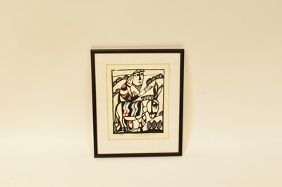 Lot 866 - SADAO WATANABE (1913-1996); woodblock print,...