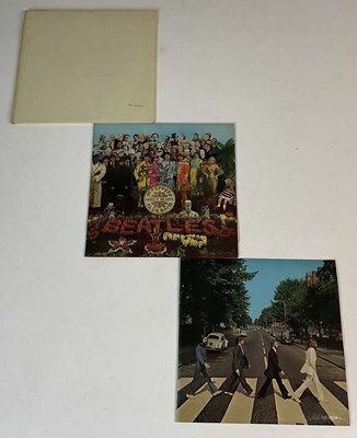 Lot 2431 - THE BEATLES; three albums comprising 'Abbey...