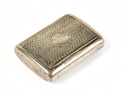 Lot 2311 - JOSEPH WILLMORE; a Victorian hallmarked silver...