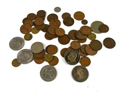 Lot 1600 - A selection of coinage including a Victorian...