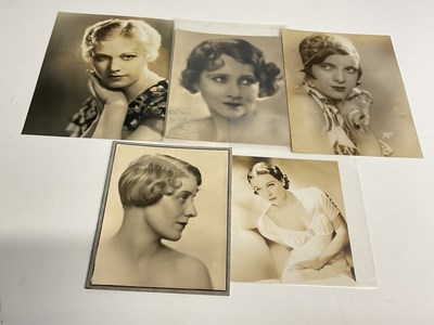 Lot 2018 - Five black and white photographs; a Dorothy...