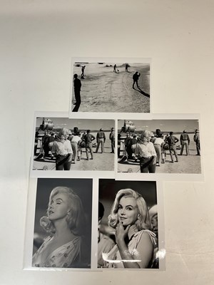 Lot 2021 - MARILYN MONROE; two black and white...