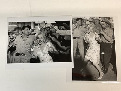 Lot 2022 - MARILYN MONROE; two black and white...