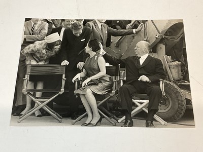 Lot 2025 - ALFRED HITCHCOCK & PRINCESS MARGARET; an...