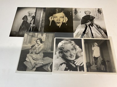 Lot 2026 - Six black and white photographs; Hermione...