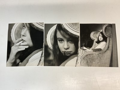 Lot 2027 - SARAH MILES; three black and white photographs...