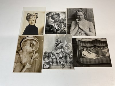 Lot 2028 - Six black and white photographs; Claire Luce...