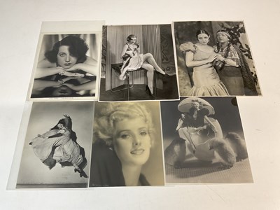 Lot 2031 - Six black and white photographs; Margery...