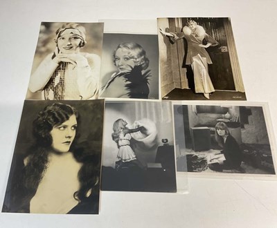 Lot 2035 - Six black and white photographs; Marion Davies,...