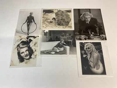 Lot 2036 - Six black and white photographs; Madeleine...