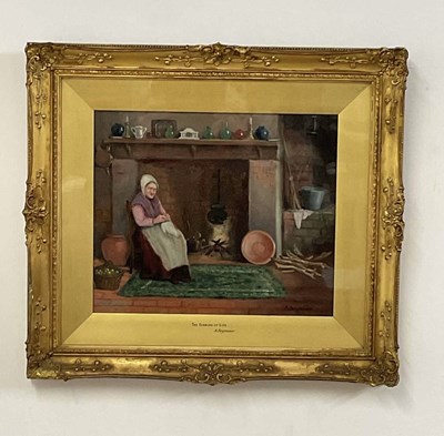 Lot 2290 - A SEYMOUR; oil on canvas, 'The Evening of Life'...