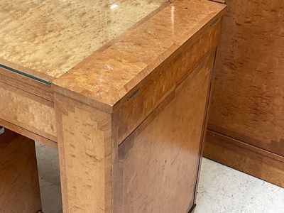 Lot 2 - B & W COCKAYNE; an Art Deco bird's eye maple...