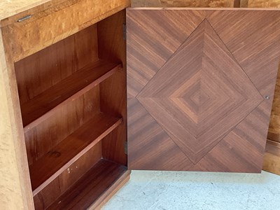 Lot 2 - B & W COCKAYNE; an Art Deco bird's eye maple...