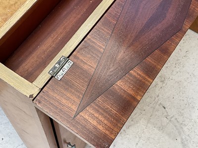 Lot 2 - B & W COCKAYNE; an Art Deco bird's eye maple...