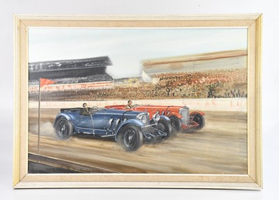 Lot 1062 - JOHN BENTHAM-DINSDALE (1927-2008); oil on...