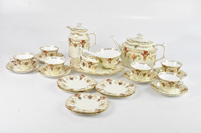 Lot 1756 - ROYAL CROWN DERBY; a RdNo 758225 pattern tea...