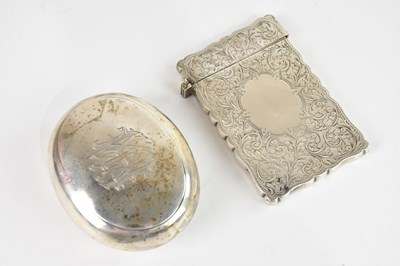 Lot 442 - GEORGE UNITE; an Edward VII hallmarked silver...