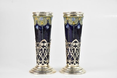 Lot 1383 - A pair of early 20th century Royal Doulton...
