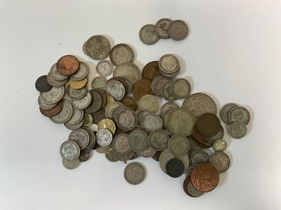 Lot 1147 - A small collection of coins including pre-1947...