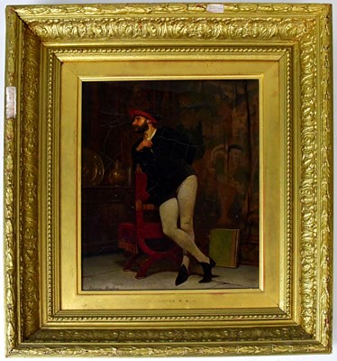 Lot 807 - EDWIN HUGHES R.B.A (1842-1922); oil on canvas,...