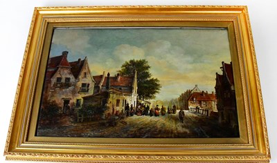 Lot 801 - UNATTRIBUTED; a 19th century oil on board,...
