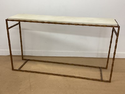 Lot 2763 - PORTA ROMANA; a 'Giacometti' console table...